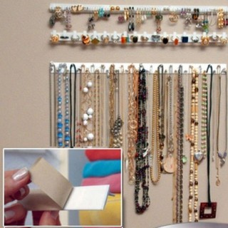 Comprar Anillo de montaje en pared, colgador de pendientes, llaves, collar,  organizador, ganchos de almacenamiento de joyería, ganchos colgantes para  joyería