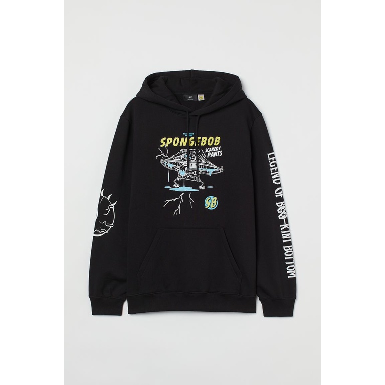Sudadera con capucha H&M hnm bob esponja pantalones asustados