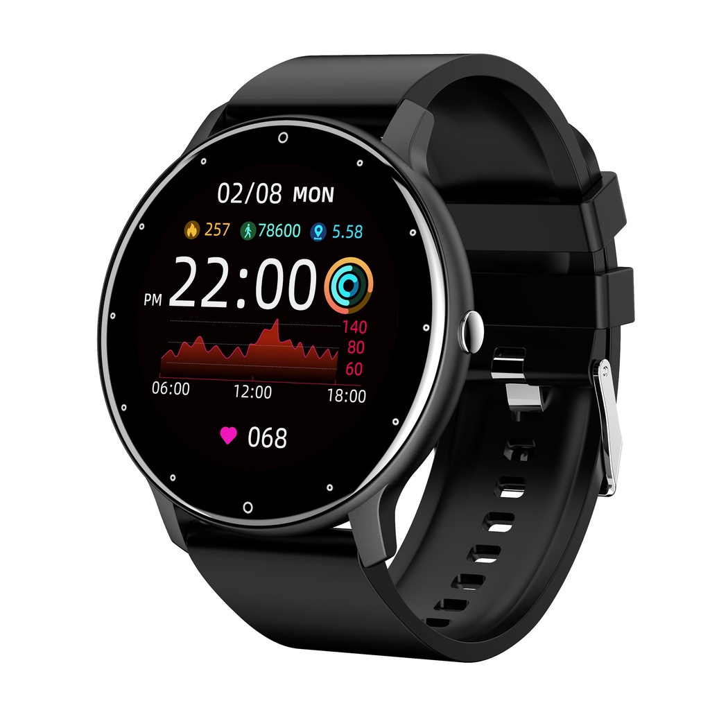 MISIRUN ZL02 Reloj Inteligente Para Hombre Mujeres Impermeable Frecuencia Cardiaca Fitness Hombres Deportes Smartwatch Para iPhone Android Xiaomi Huawei Shopee Mexico
