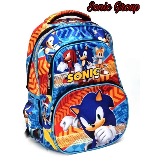 Mochila Escolar Niño Sonic The Hedgehog Mochila Escolar - Diseño Adaptable A Trolley Para Viaje, Regalo Para Niños Y Adolescentes | 31x24x9 CM Mochilas Escolares