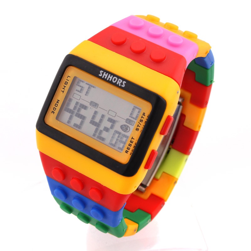 Reloj tipo best sale lego para niños