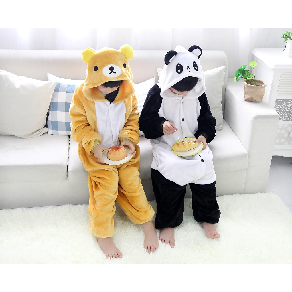Pijamas de panda para niños outlet