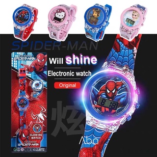 Reloj Spiderman Para Ni os Ni o Vengadores Electr nico Con Luces