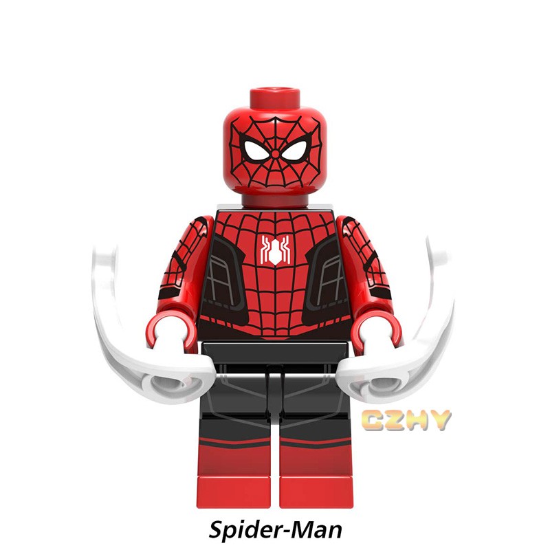 Spiderman lejos de store casa de lego