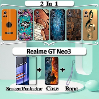 Funda Realme GT Neo 3T / Neo 2 Cristal Templado Colores Mármol - Dealy