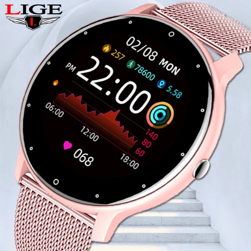 reloj relojes inteligente para mujer smart watch tactil impermeable  bluetooth