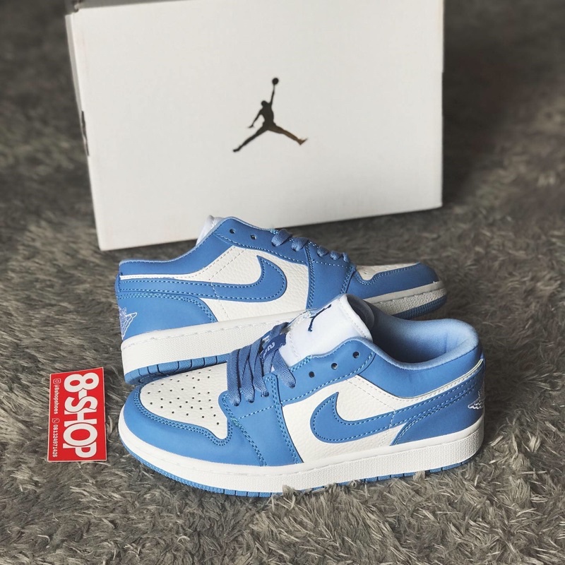 Air JORDAN 1 bajo UNC UNIVERSITY azul NIKE JORDAN AIR JORDAN