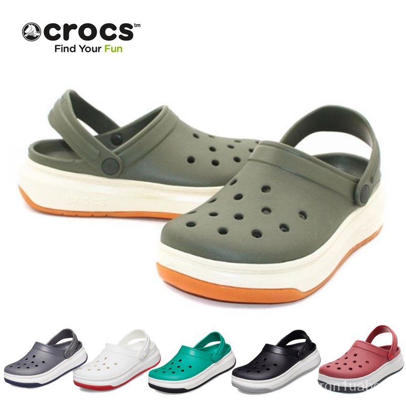 Original Crocs Duet Deporte Zueco Hombre Sandalias Unisex Zapatos