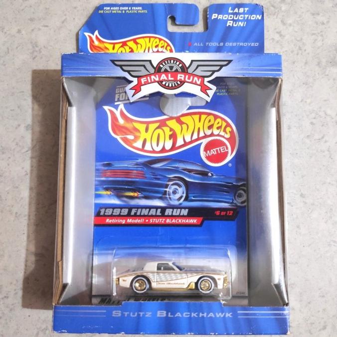 HOTWHEELS Hot WHEELS STUTZ BLACKHAWK 1999 carrera FINAL RUN RARE