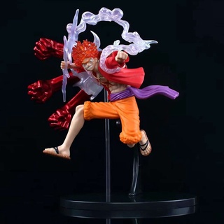 Estátua Monkey D. Luffy Gear 5 Nika One Piece Onigashima Super Bomb Studio  Figure - Laventy