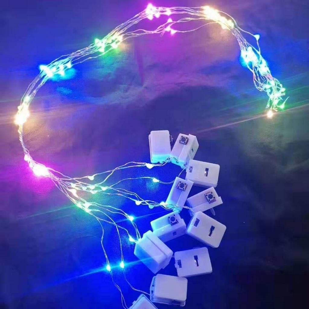 vaquero terminado Leyes y regulaciones 50 CM / 1 M / 2 M Cadena de luces LED Serie de luces de hadas para la  decoración del banquete de boda de Año Nuevo de Navidad | Shopee México