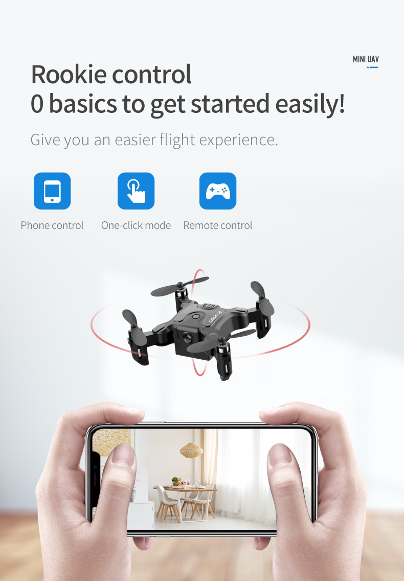 Original V2 Mini Drone 4K HD Cámara Portátil Plegable WIFI FPV Control ...