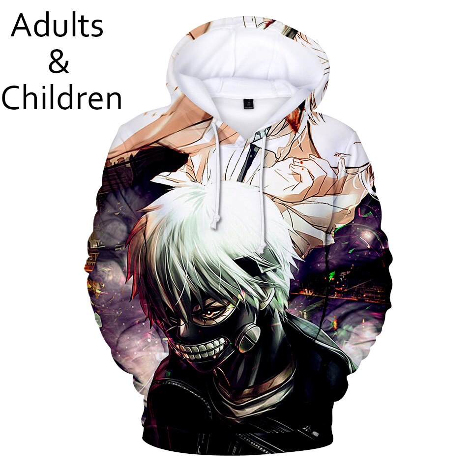 cool sudaderas con capucha impreso tokyo ghoul sudadera con