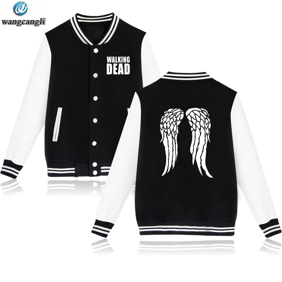 the walking dead Chamarra de béisbol uniforme abrigo zombie daryl
