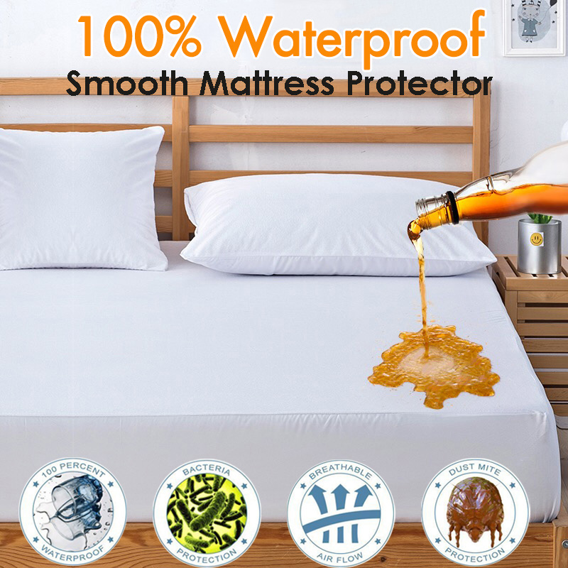 Protector de cama - Funda de colchón hipoalergénica contra