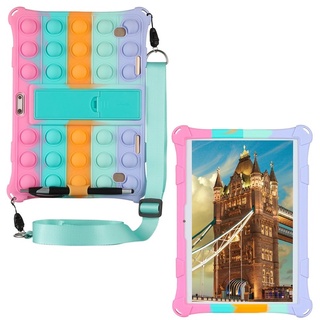 Funda Tablet 10 Pulgadas Soporte Burbuja Silicona Caso Para 10 10.1 Android  Universal Para  Fire hd 10 2021