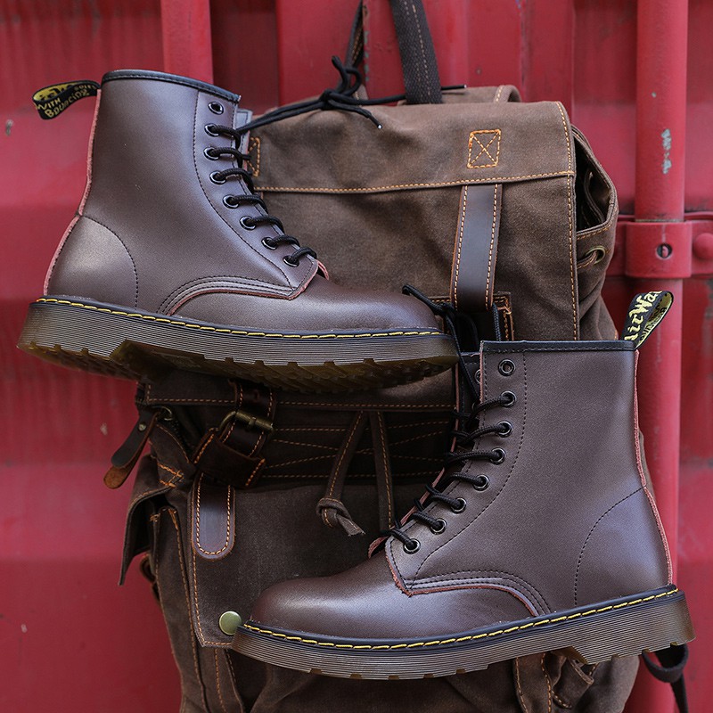 Dr.Martens Unisex Martin Botas 1460 Hombres Y Mujeres Casual De Tobillo Mas El Tamano 35 46