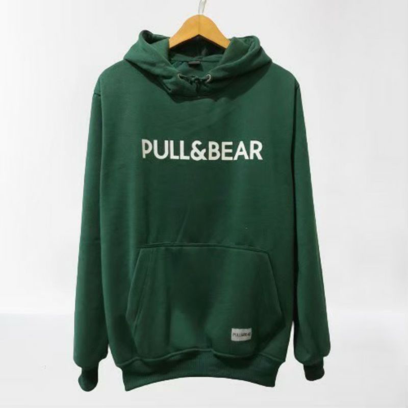 Chamarra pull and bear verde sale