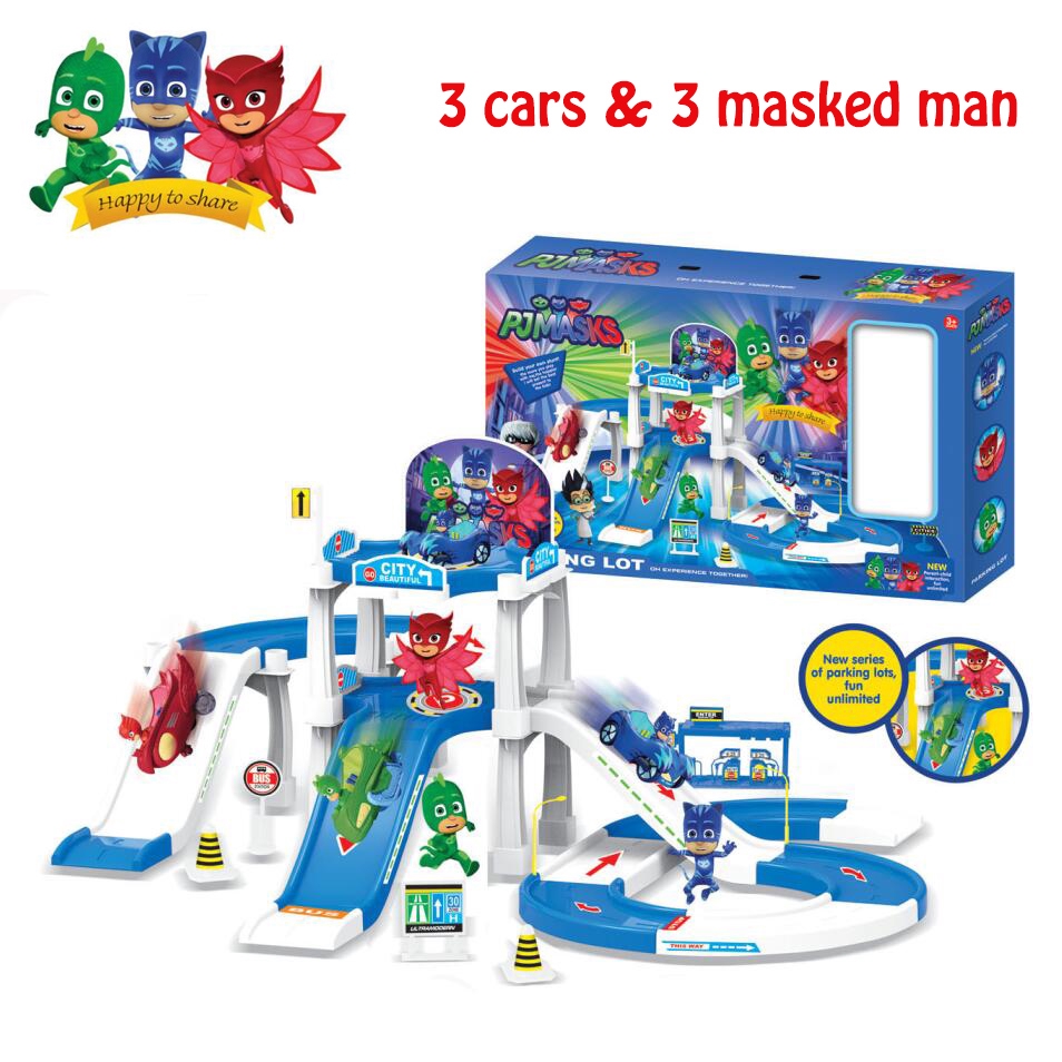 PJ Masks M scaras Pijamas Enmascarados Juguete H roes Gato B ho PVC Figura De Acci n Ni os Ni as Estacionamiento Set Juguetes Para Cumplea os