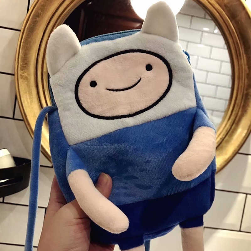 Nuevo Adventure Time Jake Finn BMO Creative Plush Toy Monedero