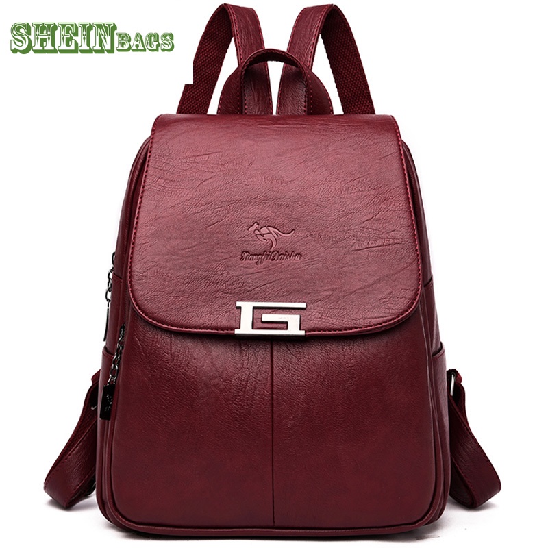 Mochilas femeninas cheap de cuero