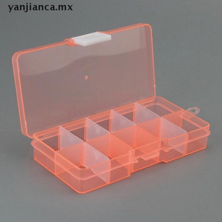 12pcs/set Caja de almacenamiento de plástico transparente, caja  organizadora para joyas, uñas, accesorios para el cabello, cuentas,  hardware y manuali