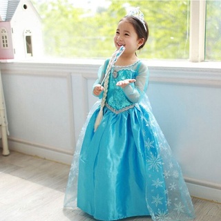 Vestido de elsa frozen 1 new arrivals