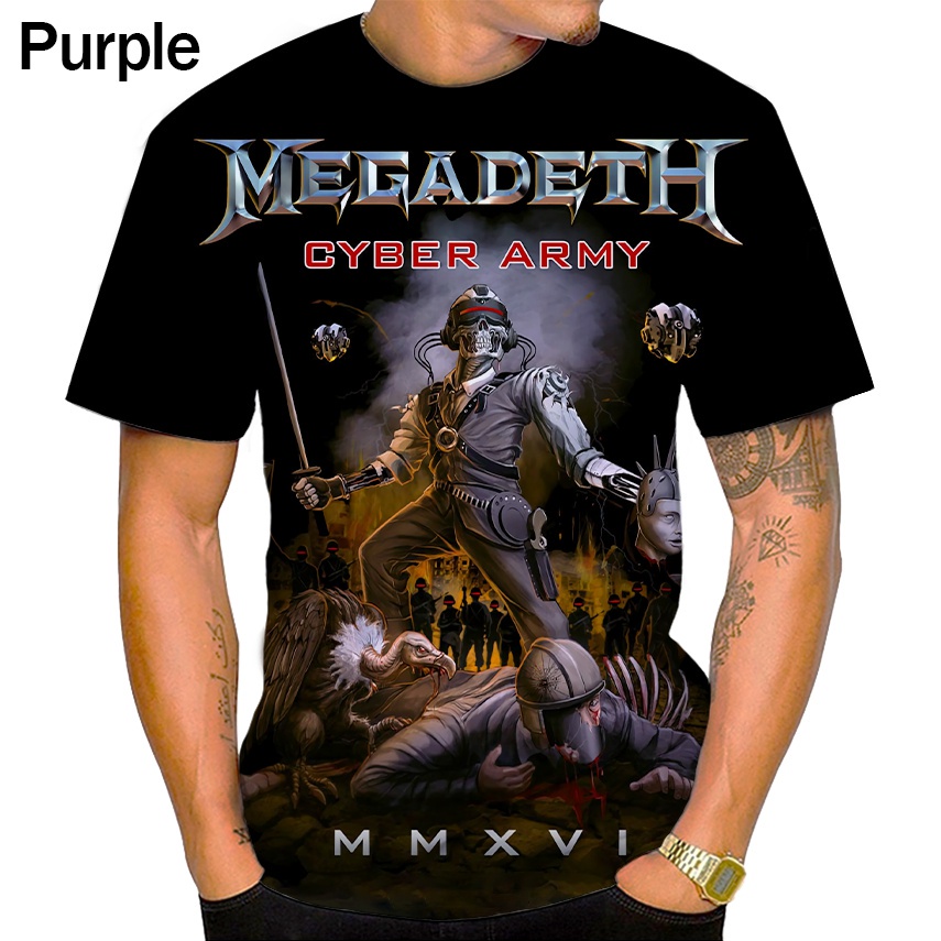 Camisetas heavy metal hombre hotsell