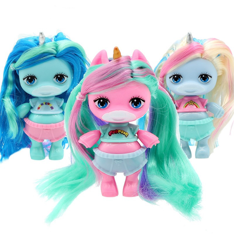 Muñeca unicornio cheap bebe come slime