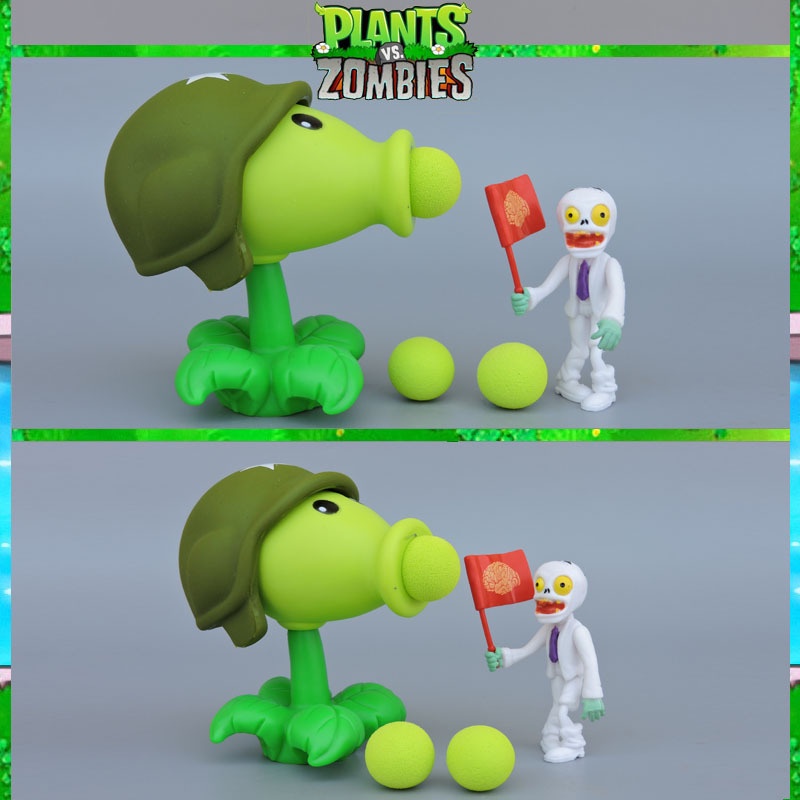 New Plants Vs Zombies Blind Box Toy Peashooter Figura Mobile Ornamenti Figure Giocattolo Autentiche 4 Stile Modello Di Gioco Regalo Per Bambini Per Ragazzo - Foto 8