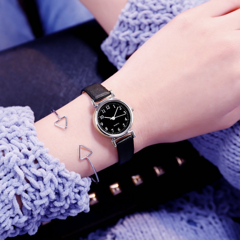 Reloj Simple De Las Mujeres Pequeños Relojes Redondos | Shopee México