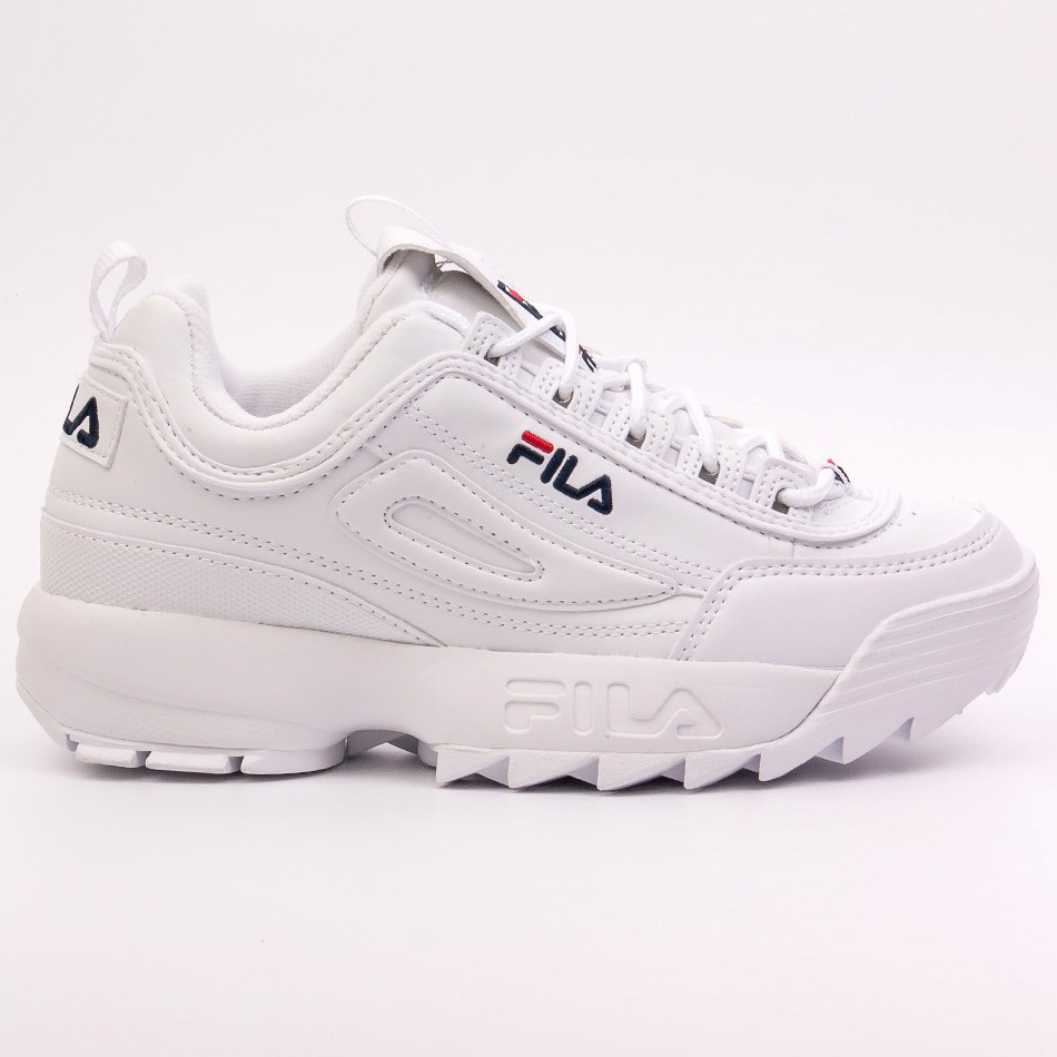 asiático domesticar teléfono Fila Disruptor II blanco liso zapatos de las mujeres zapatillas de deporte  zapatos | Shopee México