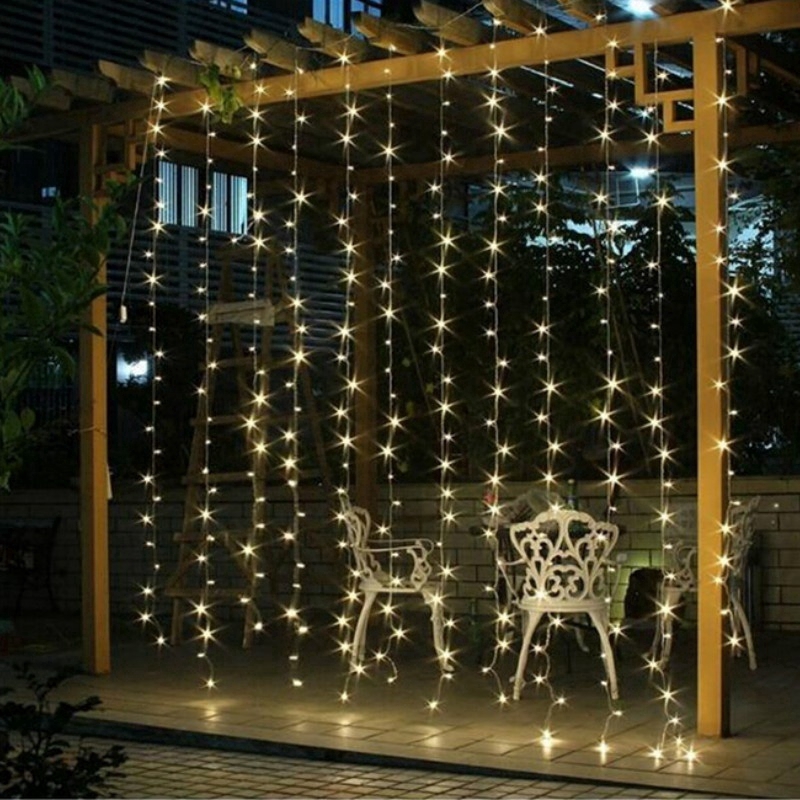 20 luces led con pilas con 2m para iluminación navideña/Cortina de luces de  fiesta/luces de jardín
