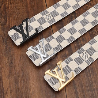 Top] LV/Louis Vuitton 2022 Nuevo Estilo Cinturón De Cuero Genuino De Doble  Cara Hombre Todo Acero hardware presbopic Flor Negra Blanco A Cuadros  Rejilla De Café 4.0 Ancho check SS6A JZ8E