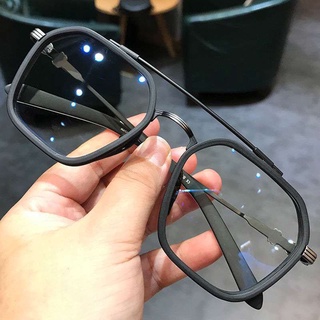 Nueva Moda Grande Transparente Anti Luz Azul Gafas Marco Para Hombre  Mujeres Vintage Ordenador Seguridad Cuadrado Retro Radiación