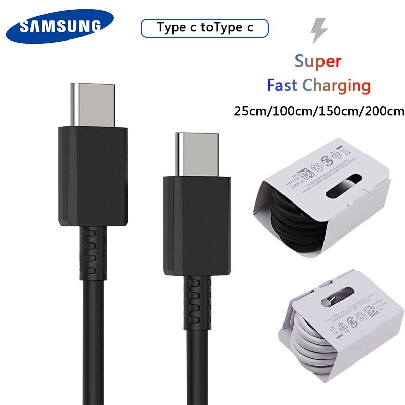 Cable USB C corto de 1 pie, paquete de 2 cables de carga rápida USB C de  carga rápida, cable tipo C a A para Samsung Galaxy A50 A51 A71 S10 S9 S8