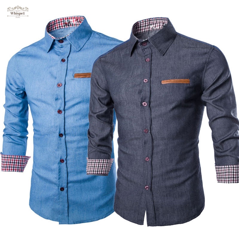 Moda jeans y camisa hombre online