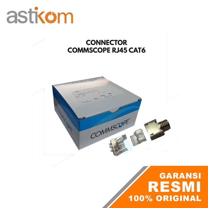 Conector RJ45 Cat6 AMP Commscope Shield RJ45 Cat 6 | Shopee México