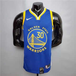 Camiseta De La NBA Curry # 30 Golden State Warriors Blue Au Versión Hot Press Shopee México
