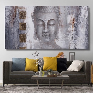 Cuadros de pared abstractos de arte dorado para sala de estar, lienzo de  gran tamaño, decoración de pósteres e impresiones, cuadros vintage, 31.5 x