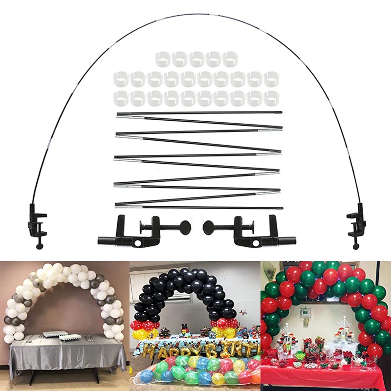 Ajustable Mesa Globo Arco Kit DIY Boda Bebé Ducha Cumpleaños Fiesta  Decoración Columna Soporte Accesorios Suministros