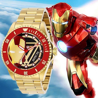 Invicta Nueva Moda Batman Iron Man Spider Dial Cintur n De Acero