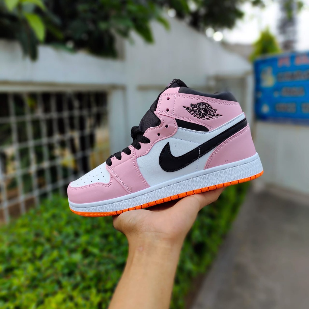 AIR JORDAN blanco rosa mujer zapatos importación zapatillas zapatos Casual zapatos deporte para mujer | Shopee México