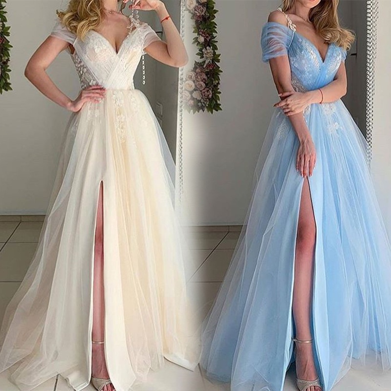 Vestidos Ropa De Moda Para Mujer Largos De Fiesta Casuales Elegantes Encaje  New