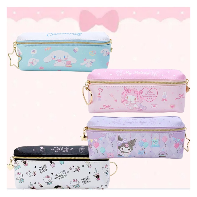 Bolsa de papel Kraft Kawaii Kuromi Cinnamoroll My Melody Kt, bolsa de  regalo de Anime Sanrioed