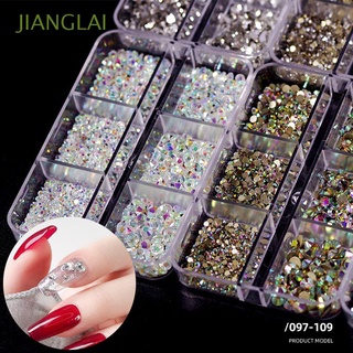 Diamantes de imitación grandes para uñas, piedras elegantes, cristales para  coser, diamantes de imitación para uñas grandes, cuadrados de cristal