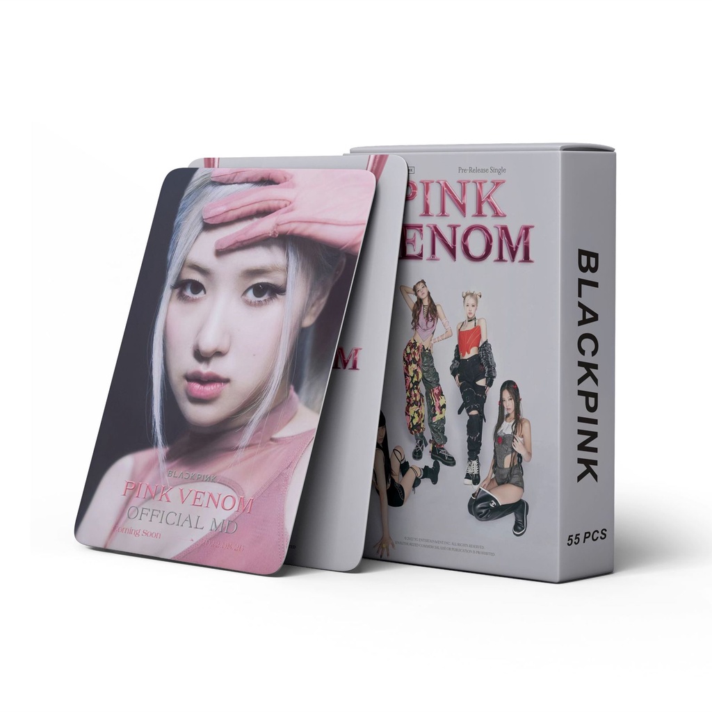 Blackpink Album Born Pink Apagado Photocard Venom And Ready For Love 2022