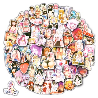 50 pegatinas kawaii lindas anime, anime, estética, meme, dibujos animados,  vsco, calcomanías japonesas, cosas kawaii, para laptop, botella de agua