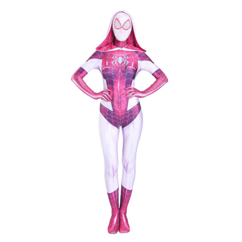 spider gwen stacy disfraz venom cosplay niña mujer spiderman mono fiesta de  halloween vestido de lujo | Shopee México