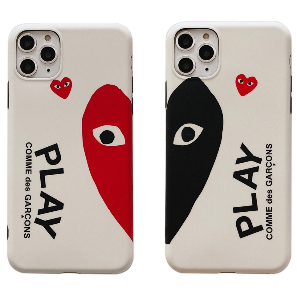 Comme des garcons on sale iphone x case letra